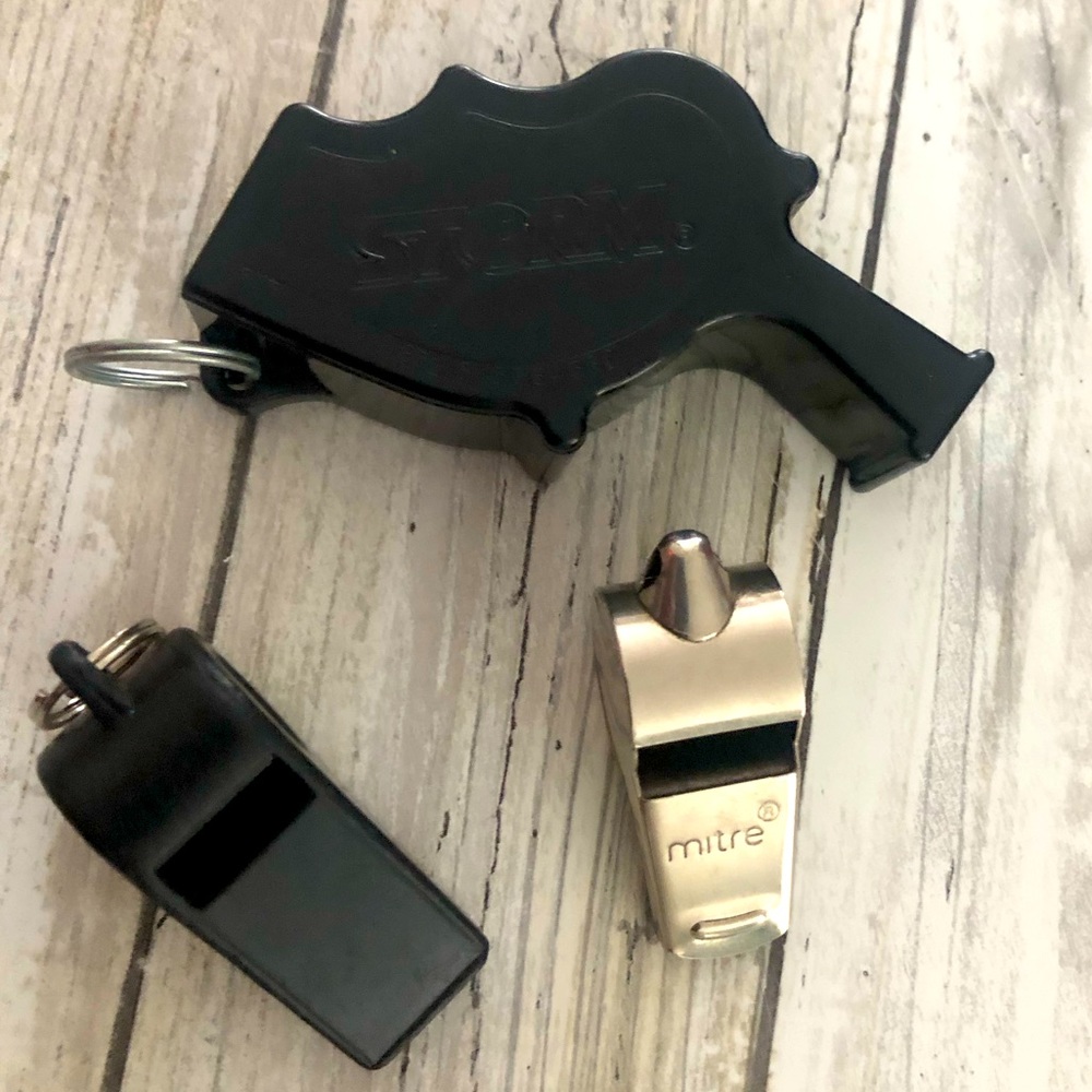 (3) whistles